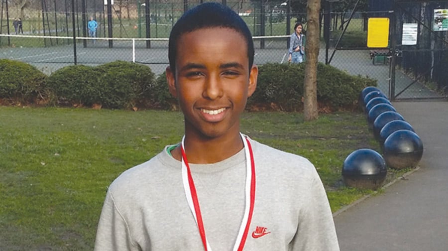 Abdullahi Daud from Southwark City Tennis Club