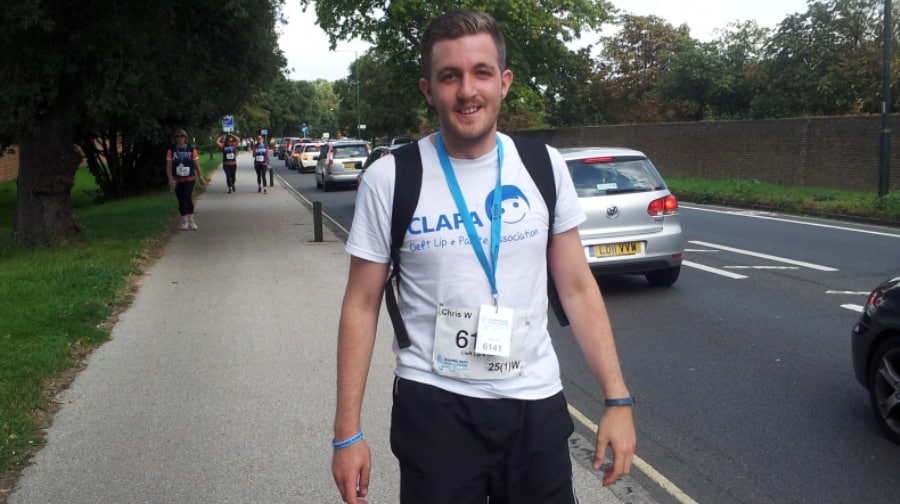 Chris Williams did a 28km run last year to raise money for the same cause