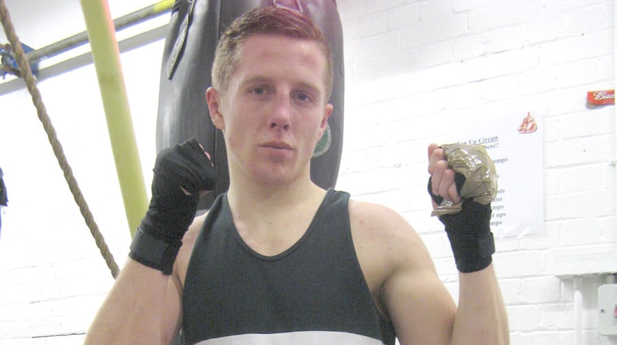 Danny Carr took part in the ABAs despite a hand injury