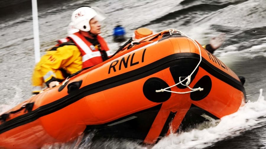 A RNLI boat was involved in the rescue