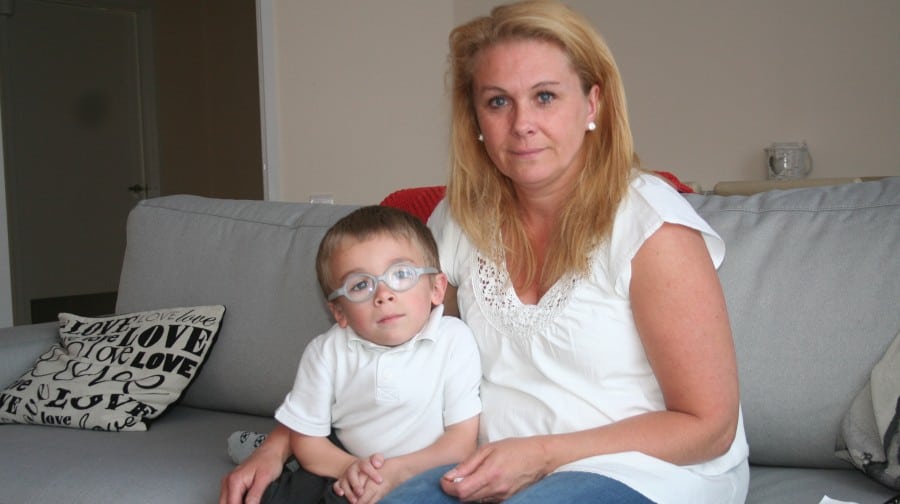 Harvey and his mum Vikki are fighting to get the new drug, Vimizim, offered on the NHS