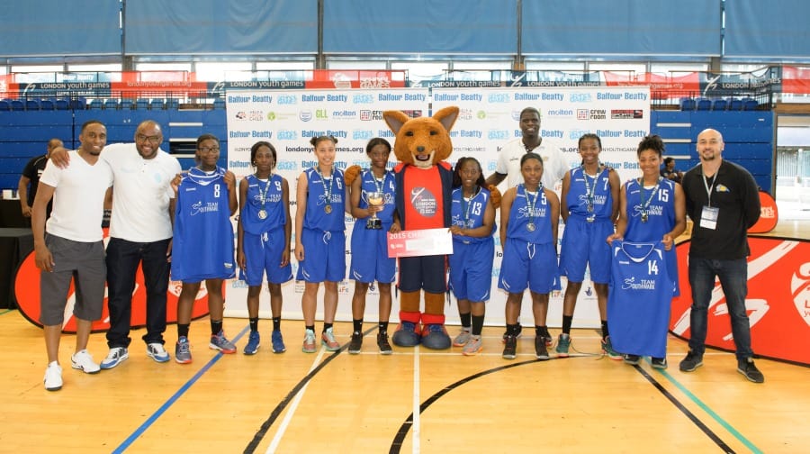 Southwark's winning basketball team