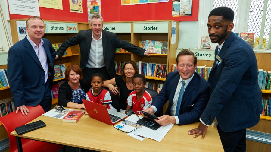 Culture Minister Ed Vaizey  visited Nunhead library last week to launch the new community Wi-Fi scheme