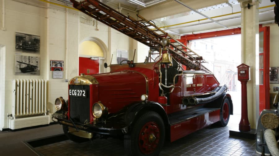 An exhibit in the Fire Brigade Museum
