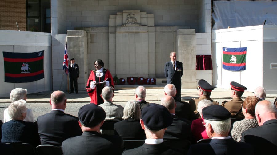 The rededication of the Old Jamaica Road war memorial earlier this year