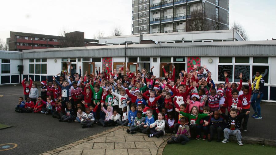 "Merry Christmas from Rotherhithe Primary School!"