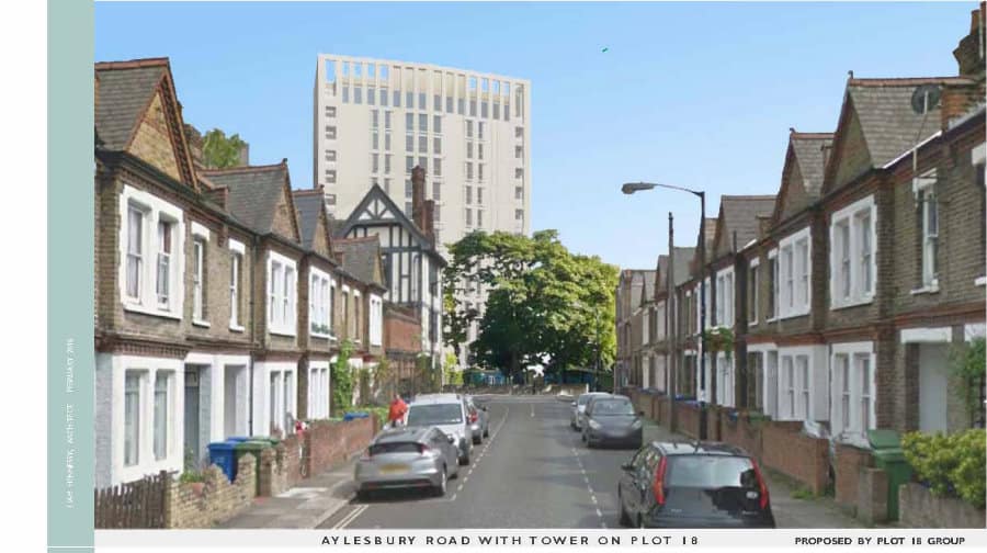 Plot 18 block will "ruin views" and "cast shadow" over public space