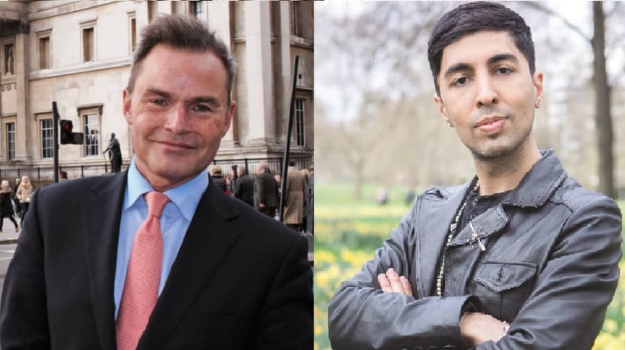 Peter Whittle of UKIP and Ankit Love of the One Love Party