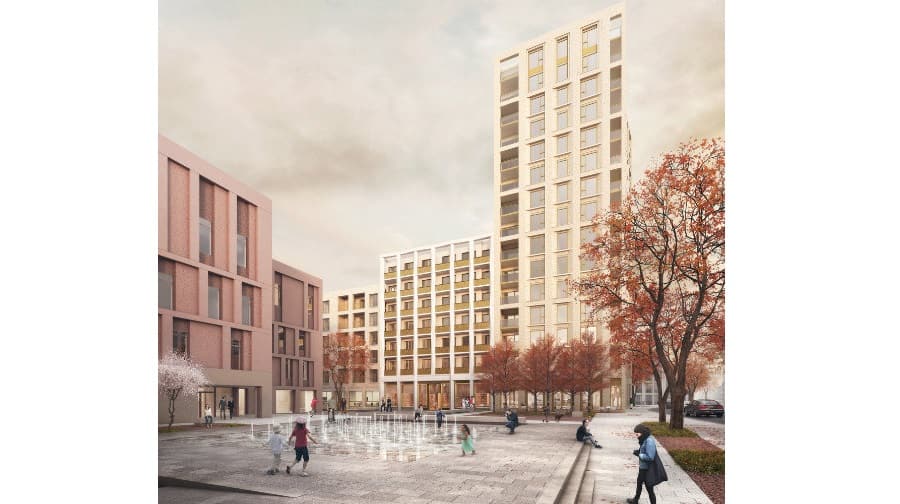 Artist's impression of new council homes set to be built in Walworth