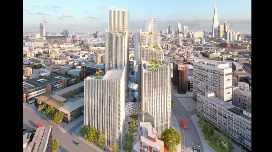 Artist's impression of Skipton House. Image by Skidmore, Owings & Merrill architects