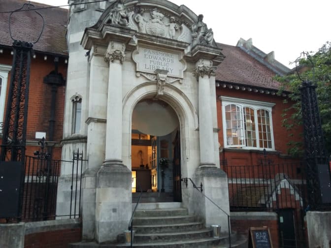 The former Passmore Edwards Library, which is now LSBU's Passmore Centre