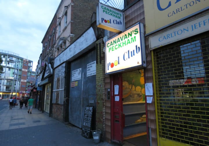 Canavan's Pool Club in Rye Lane, one venue to permanently close during the pandemic