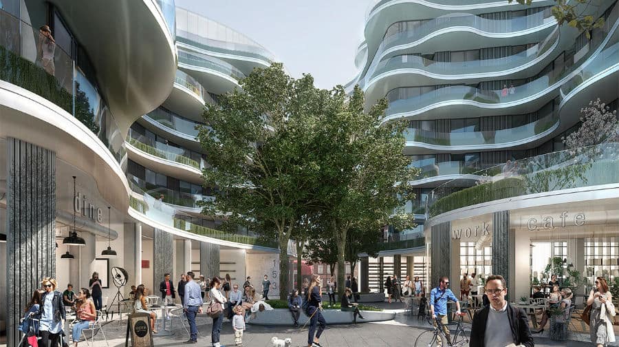 Architect's plans for Tower Bridge Road luxury flats development