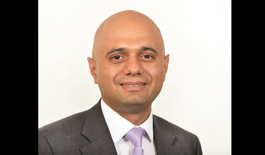 Secretary of state for communities and local government, MP Sajid Javid