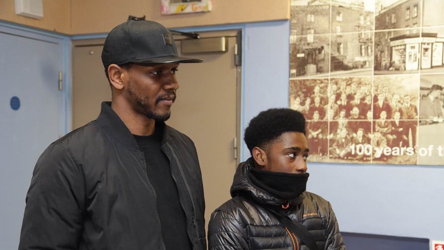 Rapper Giggs at Salmon Youth Centre