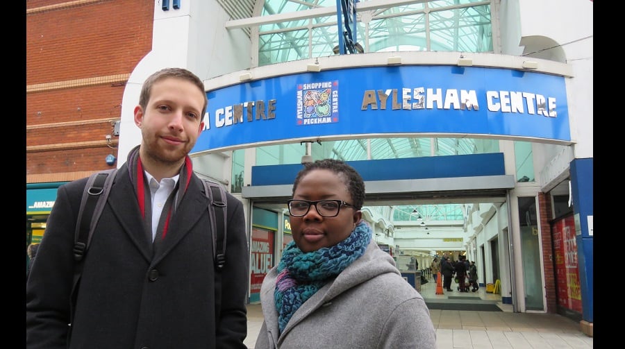Calum Green and Winifred Obese-Bempong of Peckham Citizens