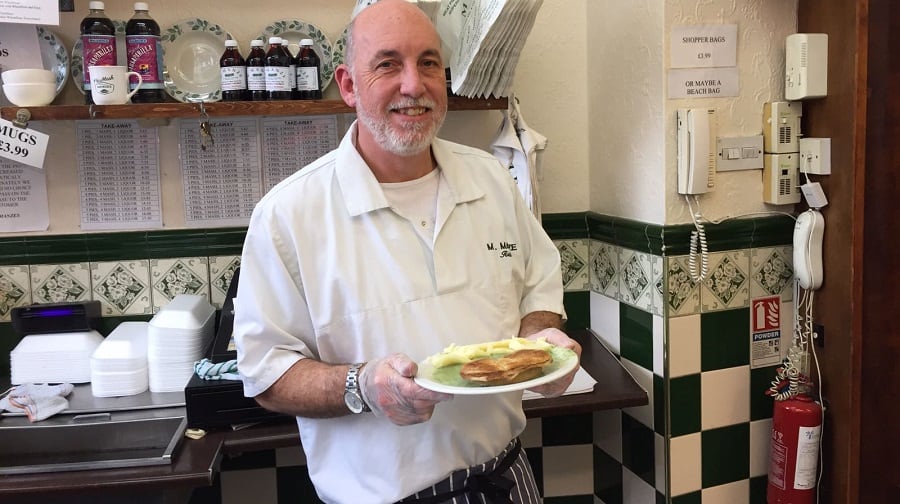 Rick Poole, one of the owners of Manze's Pie and Mash