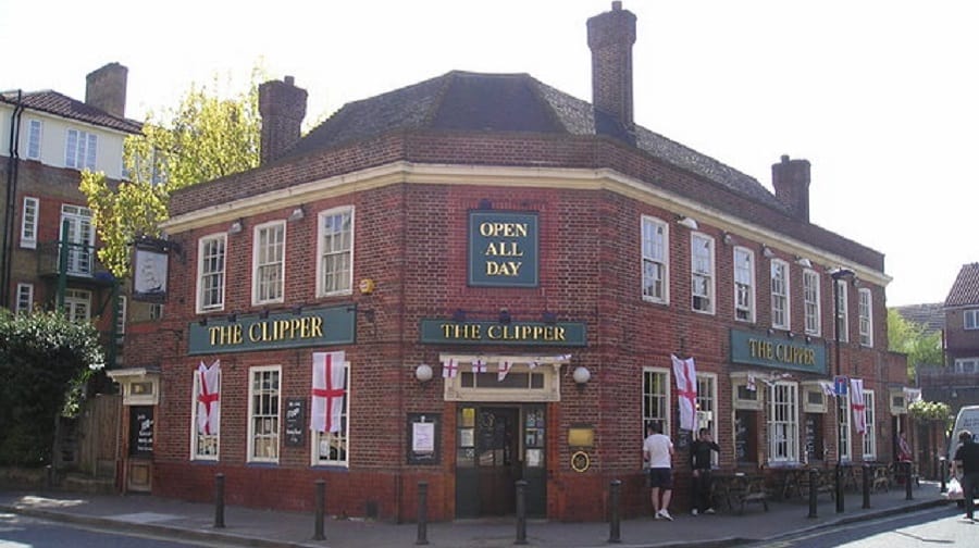 The former Clipper Pub, in Rotherhithe Street