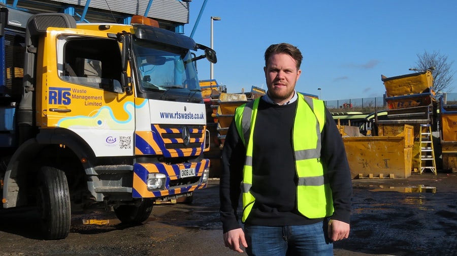 RTS Waste Management director James Redmond whose father set up the company
