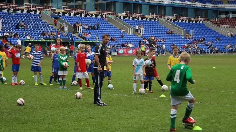 Children taking part in a previous Big Match event