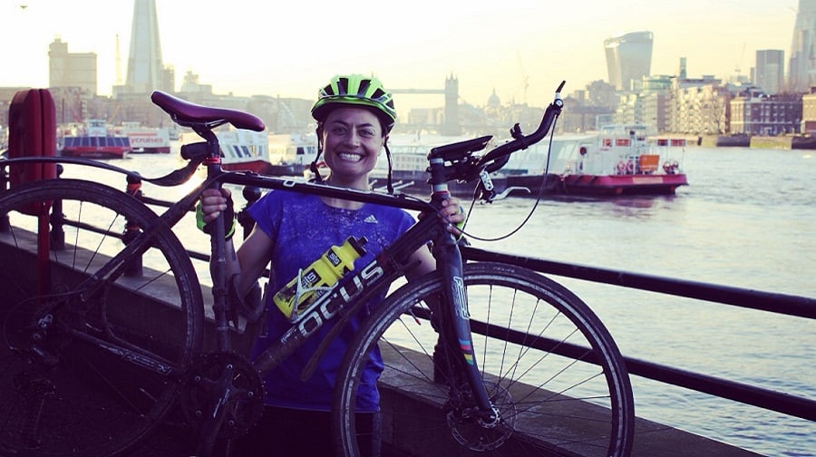 Mieke Stones, 32, will travel everywhere by foot or bike for an entire year as part of her own Powered by Me challenge