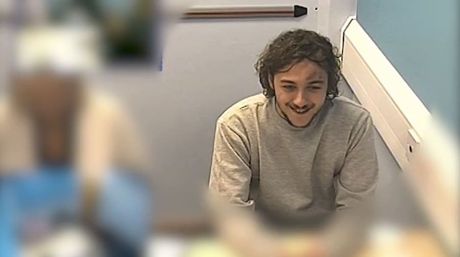 Damon Smith, pictured during a police interview (Credit: Met Police)