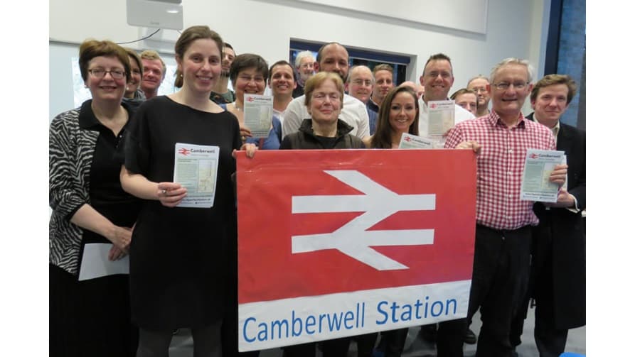 Camberwell Station campaigners rally