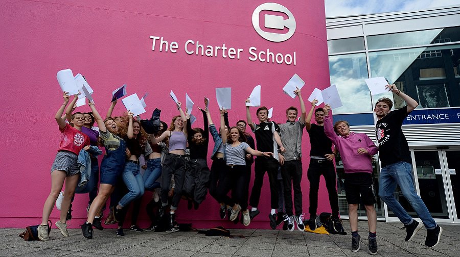 Charter School students celebrate A-level results day