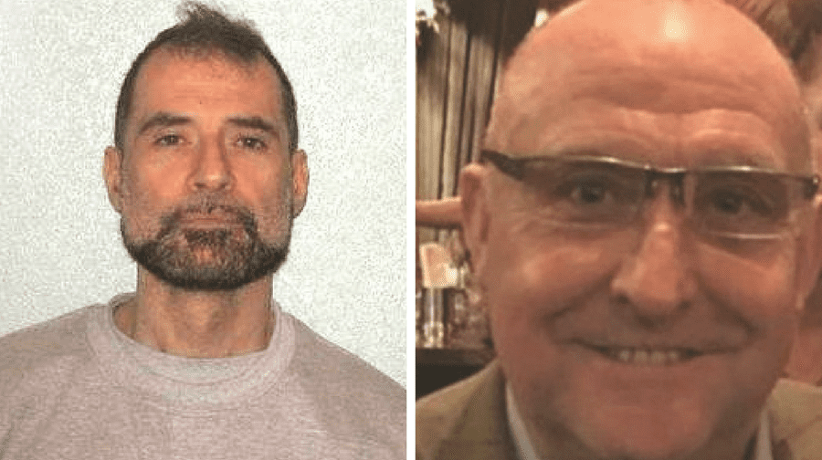 Stefano Brizzi (left) murdered and dismembered PC Gordon Semple (right) at his flat in Borough
