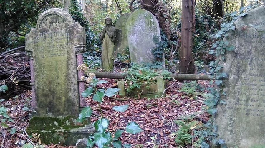 The plot where Jack the Ripper suspect Thomas Cutbush is believed to be buried in Nunhead Cemetery (Credit: Rebecca Bullock)