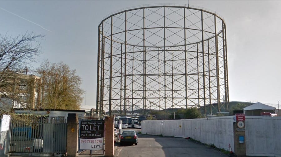Old Kent Road Gas Works site (Google)