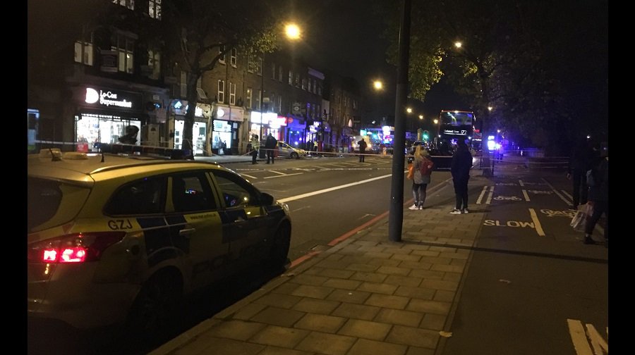 Fatal collision in New Kent Road: photo by Jordan Redshaw