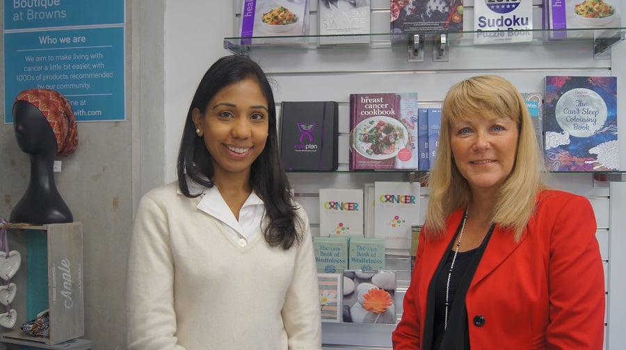 Tamara Rajah and Kim Brown have opened a shop at Guy's Hospital for cancer patients and their families
