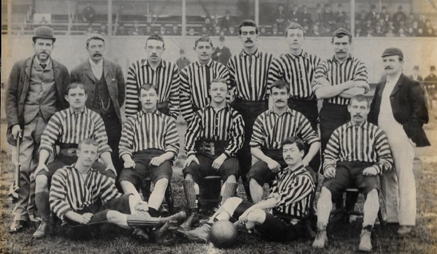 The Millwall FC team of 1891