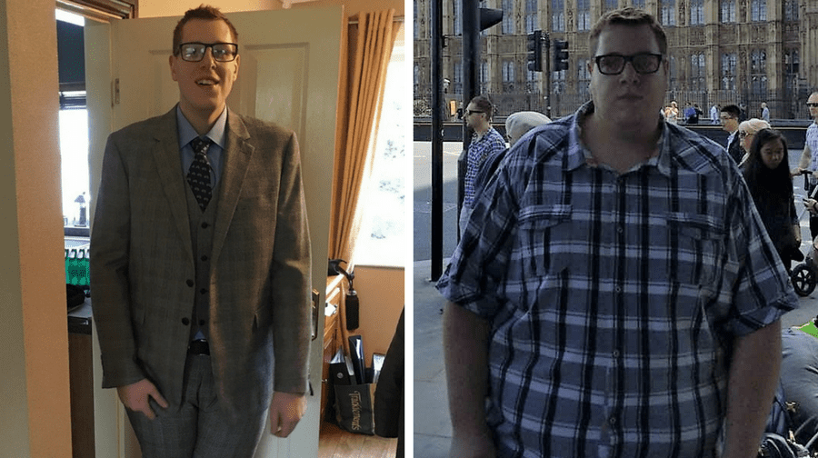 Giorgio Annecchini lost seventeen stone in seventeen months after an embarrassing incident made him change his eating habits