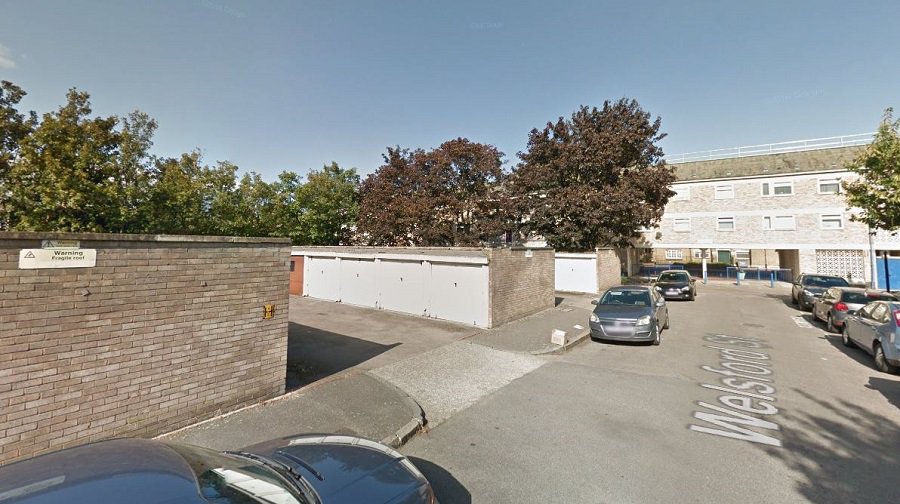 The garages in Welsford Street (Source: Google)