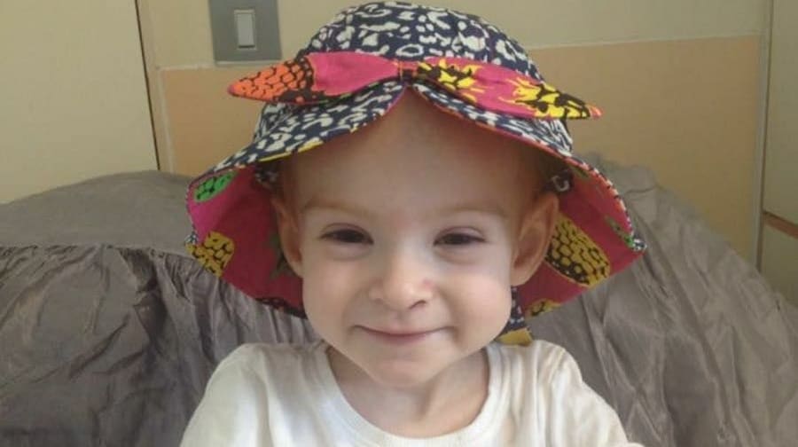 Millwall fans donated money to help little Isla Caton, three, who has a rare form of cancer