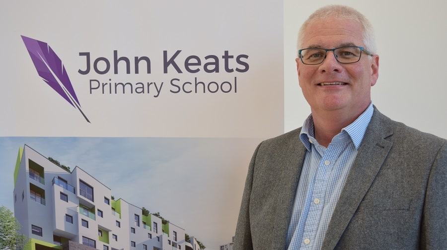 Nick Tildesley, CEO of Communitas Education Trust, will also be headteacher at John Keats Primary School once it opens