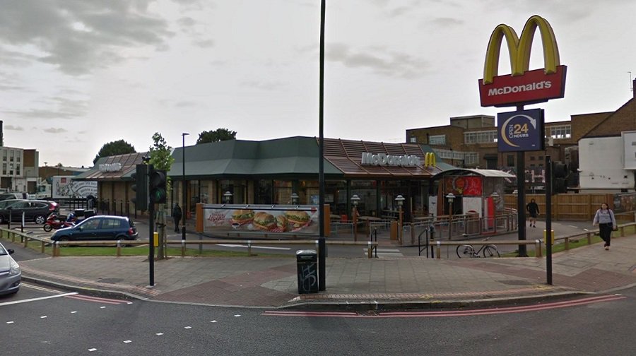 The McDonald's restaurant on the Old Kent Road (Google)