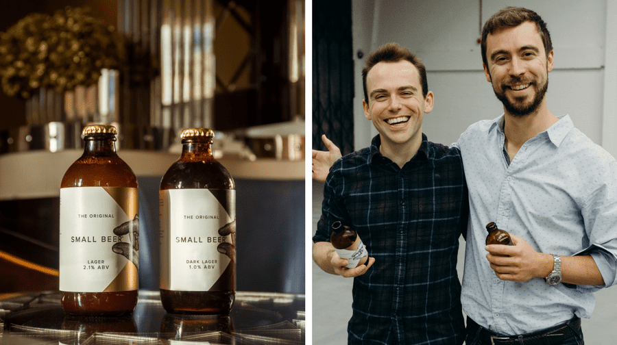 Small Beer Brew Co founders Felix James and James Grundy