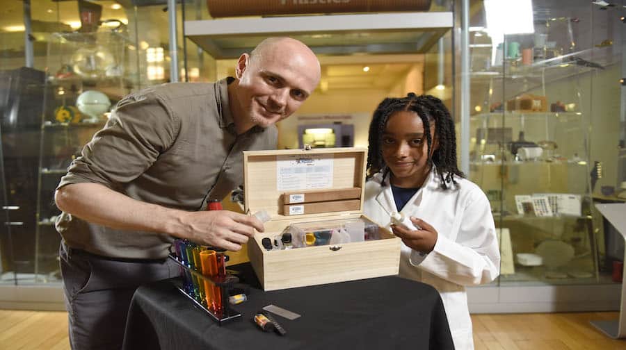 Giselle with Dominic Wilcox, Chief Inventor at Little Inventors (Inventors Academy Cirkle)