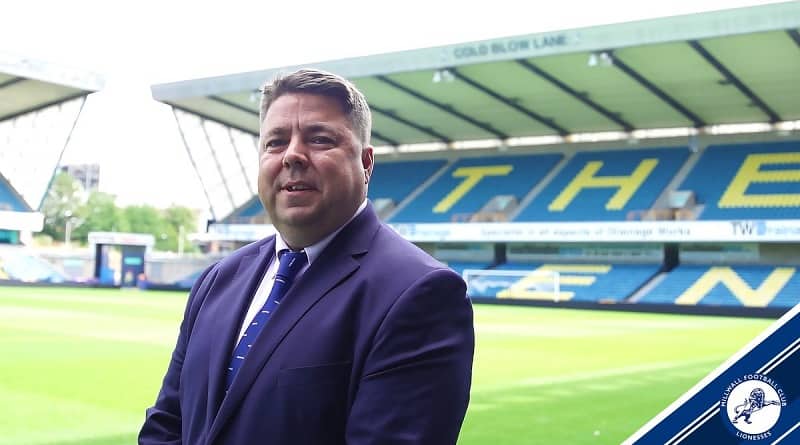 Millwall Lionesses manager Chris Phillips. Image: Millwall FC
