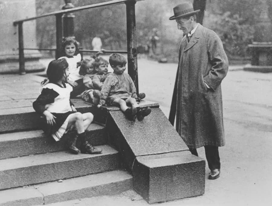 Peek Frean biscuit factory chairman Arthur Carr made it his mission to get a slide built at St James' churchyard in Bermondsey after seeing children use a step outside the church as a slide