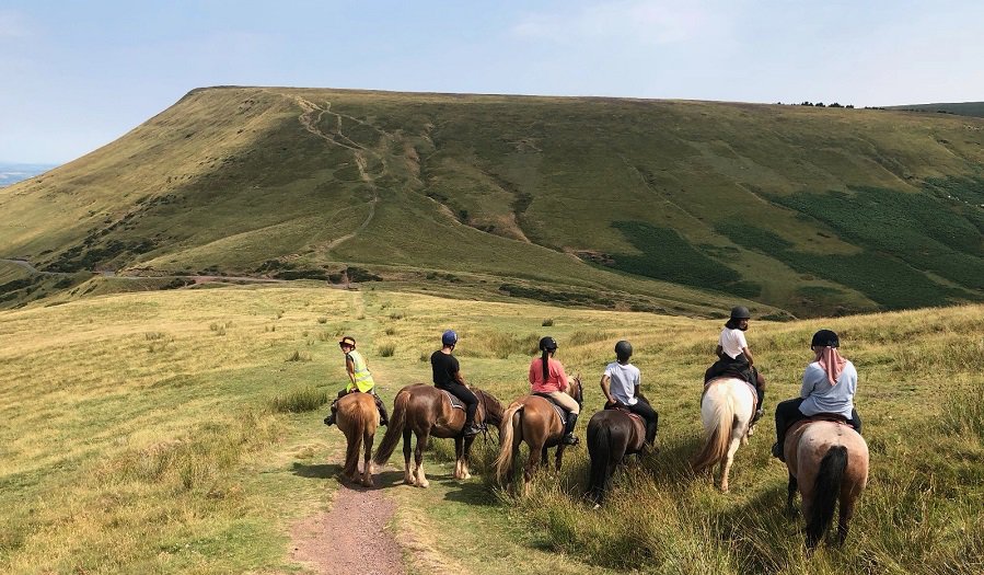 Riding in the Brecon Beacons