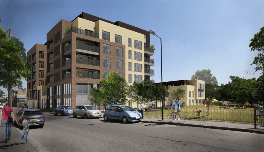 GCI image of the new development on Pomeroy Street