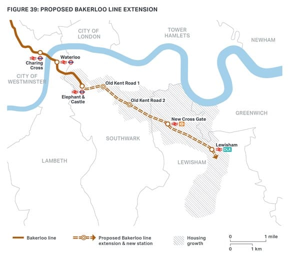 In today's plans TFL ruled out a station which was called for by Southwark residents