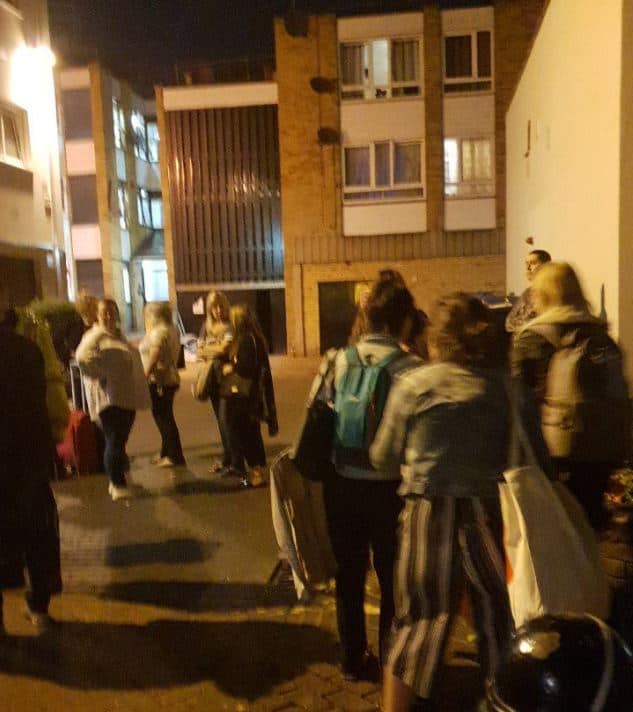 Residents were evacuated from Wade House on Monday - but some have been sent 11 miles away