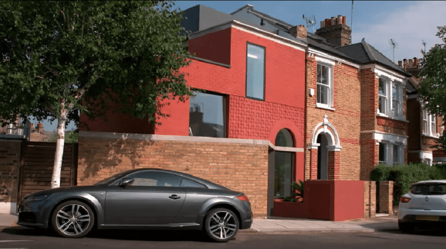 The quirky East Dulwich house featured on the show on Wednesday (Image: Channel 4 / Grand Designs)
