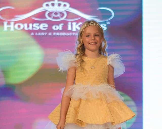 Amy Lee, 8, is now strutting her stuff on the catwalks of London and New York fashion weeks after life-saving surgery at the local hospital Image: Rodolfo San Juan
