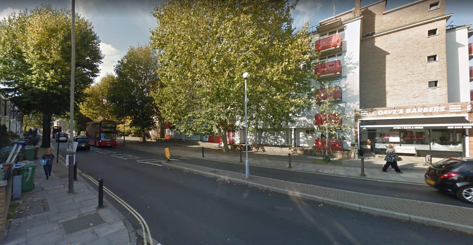 The incident happened at the junction of Monnow Road and Southwark Park Road yesterday (pictured) Image: Google Maps